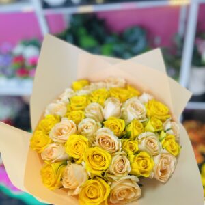 Sunshine Yellow Hand Bouquet