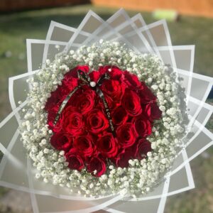 Mini Red Rose Ring