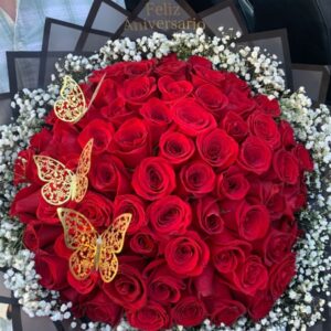 Classic Red Rose Heart