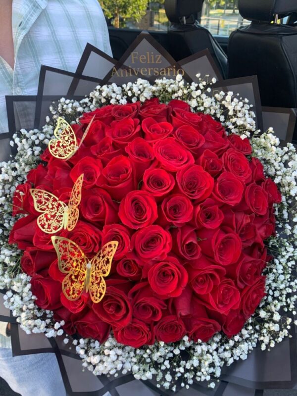 Classic Red Rose Heart