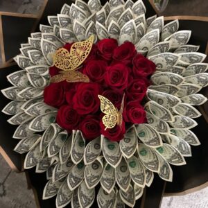 Luxury Rose & Cash Bouquet