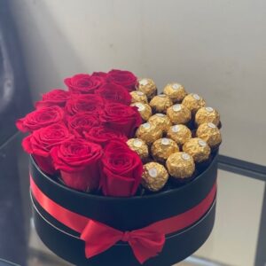 Velvet Red & Gold Box