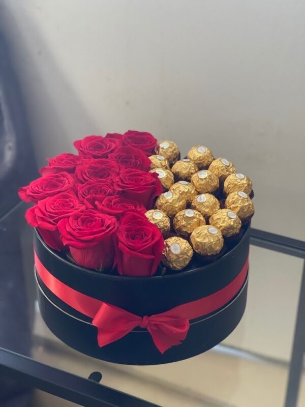 Velvet Red & Gold Box