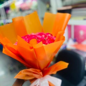 Sunset Rose Bouquet