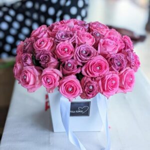 Blushing Elegance Rose Box