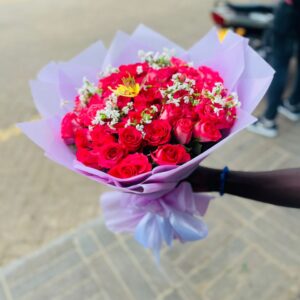 Royal Love Rose Bouquet – Kigali Fresh Flowers
