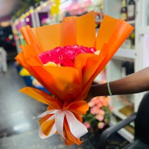 Sunset Rose Bouquet