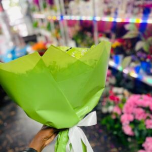 Ivory Bloom – Classic White Rose Bouquet Rwanda