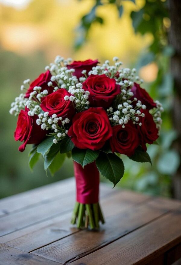 Classic Love – Premium Red Rose Bouquet