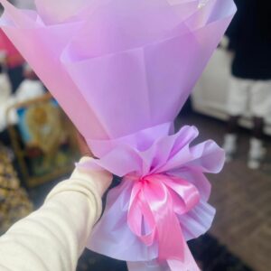 Pastel Romance Bouquet – Mixed Roses with Baby’s Breath | Kigali Flower Delivery