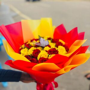 Royal Flame Rose Bouquet