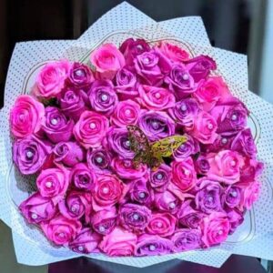 Lavender Jewel – Premium Purple & Pink Roses for Her