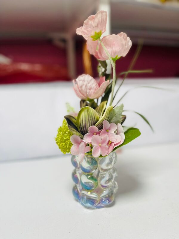 Blush Breeze – Romantic Pink Flower Vase Arrangement