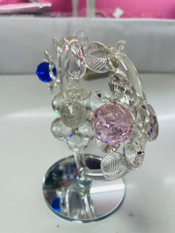 Crystal Heart Flower Ornament – Elegant Gift & Home Decor in Kigali - Image 3