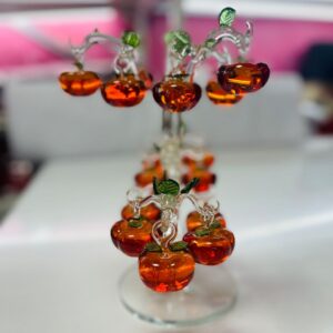 Crystal Orange Fruit Tree – Luxury Glass Decoration & Gift in Kigali