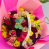 Celebration Mixed Rose Bouquet – Bold & Colorful Surprise