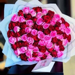Grand Kigali Love Bouquet – 100 Roses of Romance