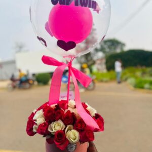 Twin Joy Baby Flower Box – Welcome Twins Edition (Kigali Delivery)