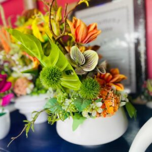 Tropical Elegance – Exotic Flower Vase Arrangement