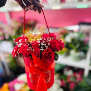 Crimson Charm Mini Bucket