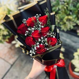 Midnight Romance Rose Bouquet