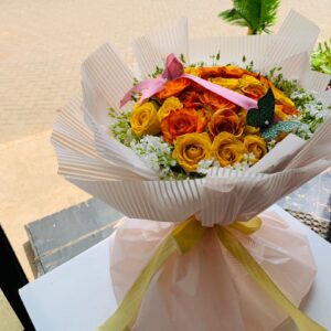 Joyful Moments Mixed Roses Bouquet