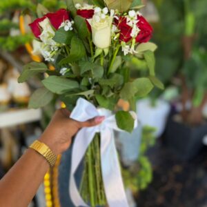 Crimson promise bouquet